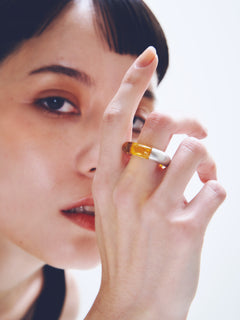 Void Ring Yellow × Silver