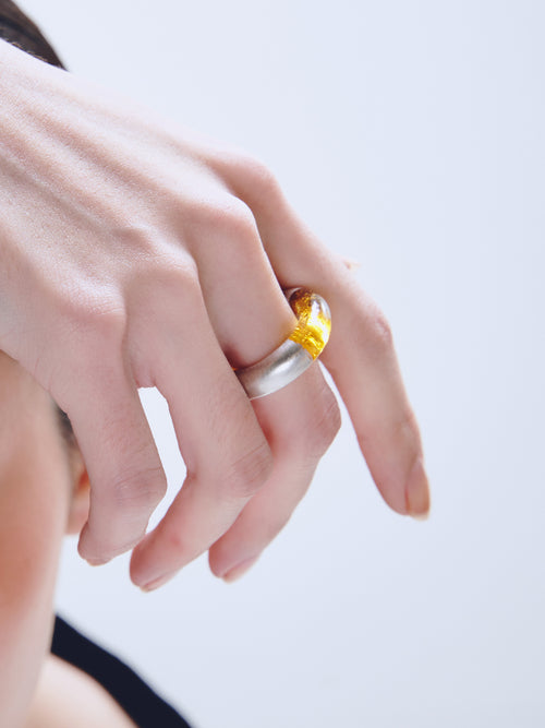 Void Ring Yellow × Silver