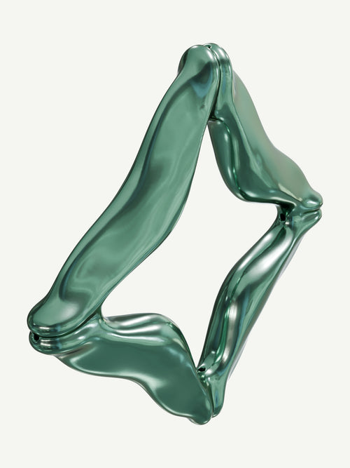 Appetizer Bracelet in Emerald Green, alternate product view |Color:Emerald Green