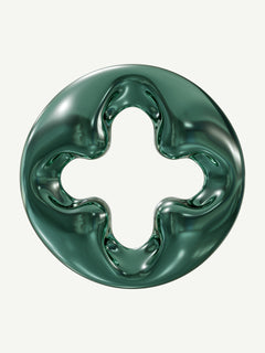 Arm Ring in Emerald Green, product view |Color:Emerald Green