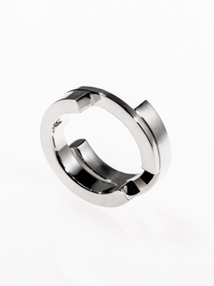 Continuum Ring in Silver, alternate angled product view |Color:Silver