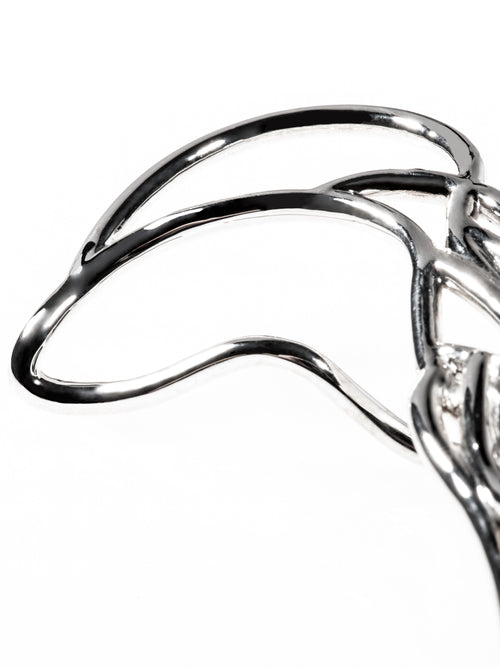 Gal Cuff in Silver, alternate product view |Color:Silver