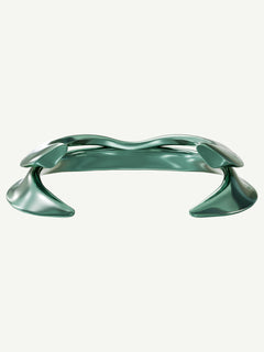 Haelyn Necklace in Emerald Green, product view |Color:Emerald Green