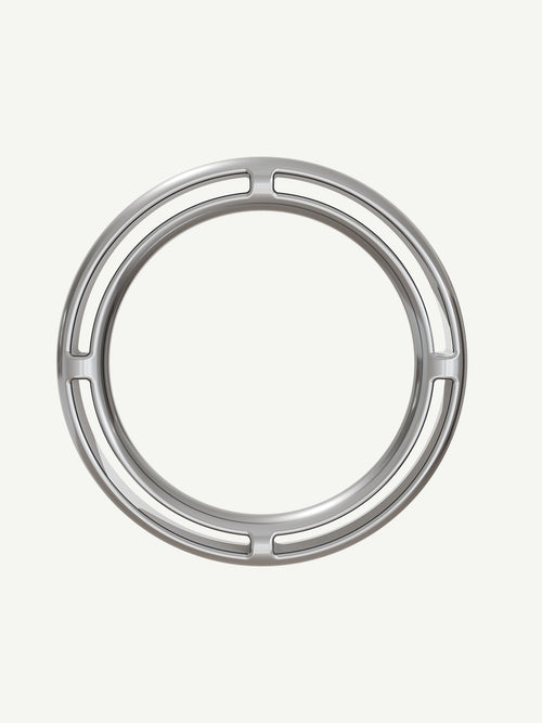 Hole Bracelet in Silver, product view |Color:Silver