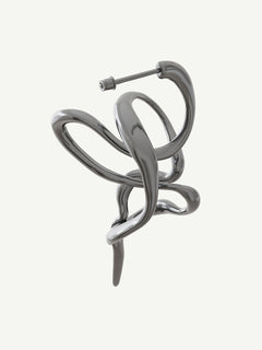 PermaDaze Earring in Silver, alternate product view |Color:Silver
