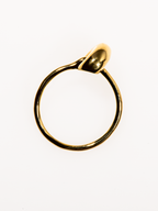 Solitude Ring in Gold, angled product view |Color:Gold