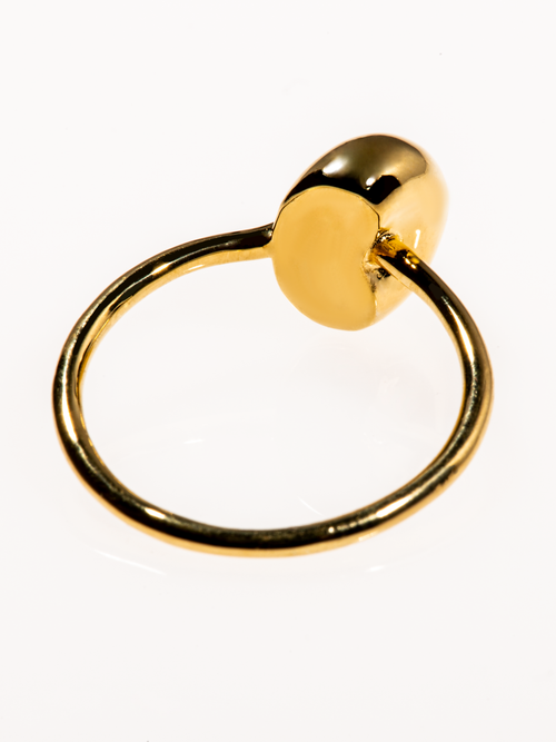 Solitude Ring in Gold, front product view |Color:Gold