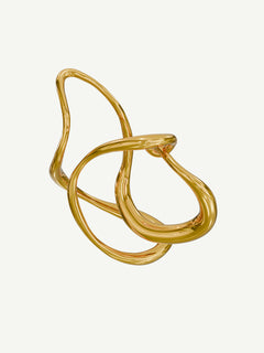 Tedium Ear Cuff in Gold, alternate product view |Color:Gold