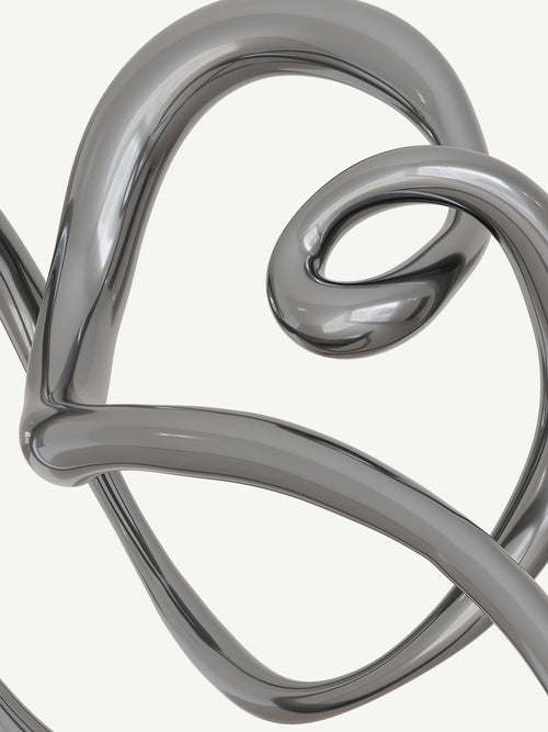Tedium Ear Cuff in Silver, detail product view |Color:Silver