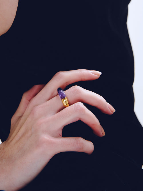 Void Ring Paple × Gold