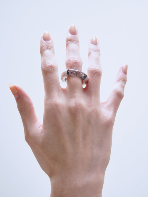 Void Ring Grau × Silver