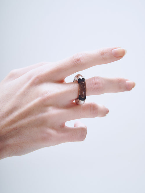 Void Ring Grau × Silver