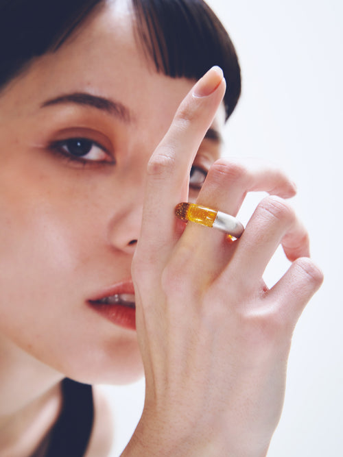 Void Ring Gelb × Silver