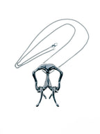 A Life Form Necklace in Silver, full product view |Color:Silver
