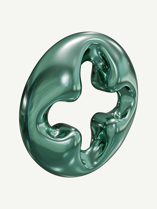 Arm Ring in Emerald Green, detail product view |Color:Emerald Green