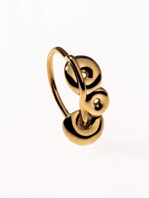 Crowd Ring in Gold, product view |Color:Gold
