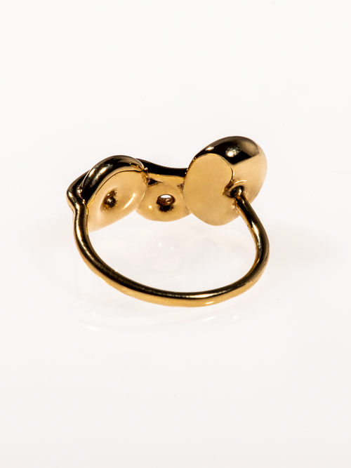 Crowd Ring in Gold, alternate product view |Color:Gold
