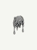 Drop Earring in Silver, product view |Color:Silver