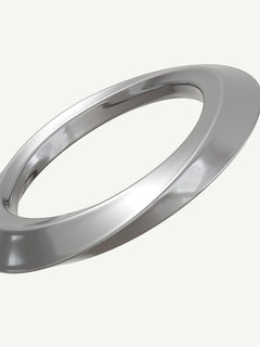EclipTri Bracelet in Silver, alternate angled product view |Color:Silver