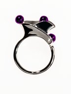 Flux Ring in Purple, product view |Color:Purple