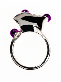 Flux Ring in Purple, alternate product view |Color:Purple