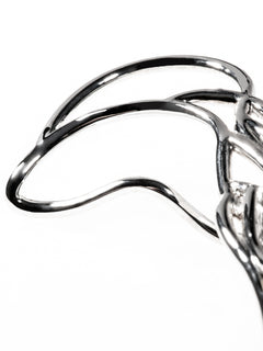 Gal Cuff in Silver, alternate product view |Color:Silver