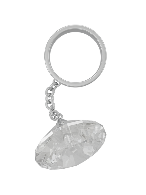 Glass Facet Ring in Clear, product view |Color:Clear