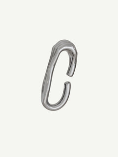 Grasp Ear Cuff in Silver, detail product view |Color:Silver