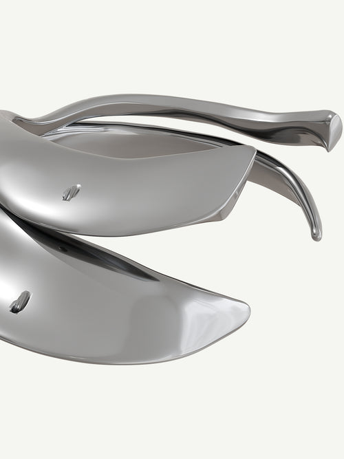 Haelyn Necklace in Silver, detail product view |Color:Silver