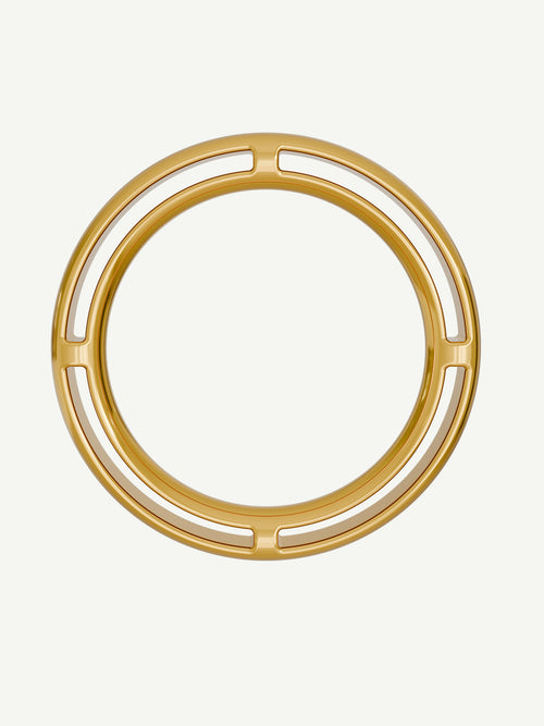 Hole Bracelet in Gold, product view |Color:Gold