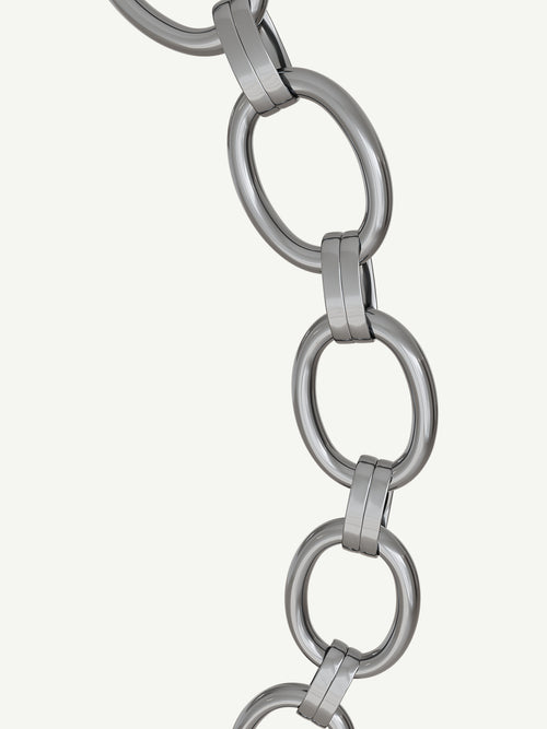 Lull Necklace in Silver, alternate product view |Color:Silver