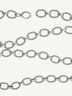 Lull Necklace in Silver, detail product view |Color:Silver