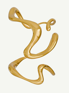 Morpho Bracelet in Gold, product view |Color:Gold