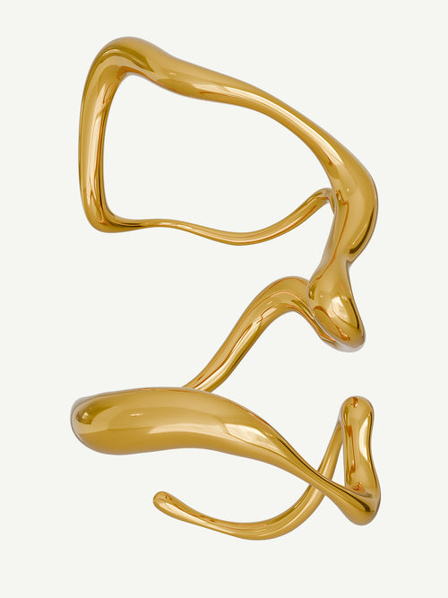Morpho Bracelet in Gold, alternate product view |Color:Gold
