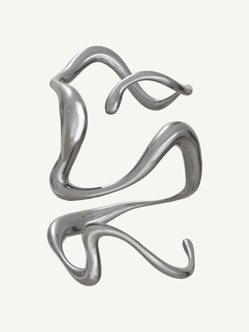Morpho Bracelet in Silver, product view |Color:Silver