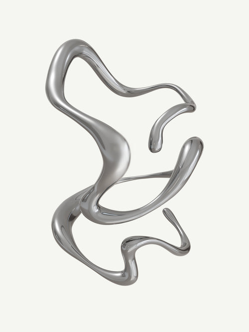 Morpho Bracelet in Silver, alternate product view |Color:Silver