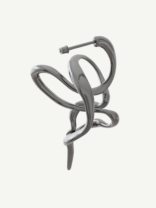 PermaDaze Earring in Silver, alternate product view |Color:Silver
