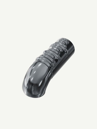 Ratite Nail Ring in Silver, three-quarter product view |Color:Silver