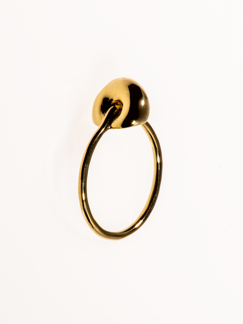 Solitude Ring in Gold, alternate product view |Color:Gold