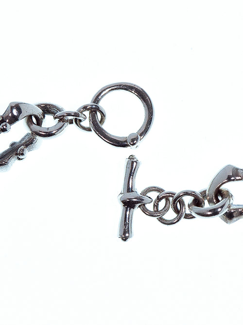 Tajilip Chain Bracelet in Silver, alternate detail view |Color:Silver