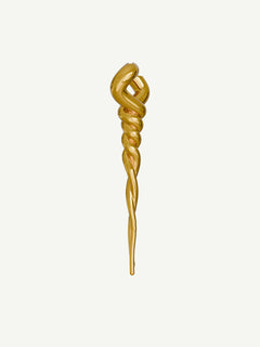 Tangle Earring Left in Gold, full product view |Color:Gold|Card:Primary
