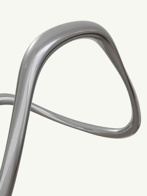 Wave Bracelet in Silver, alternate product view |Color:Silver