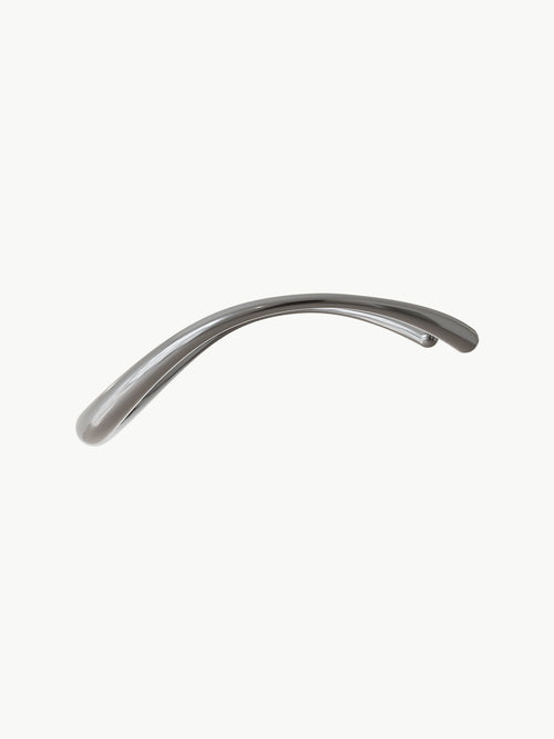 Wave Necklace in Silver, alternate product view |Color:Silver
