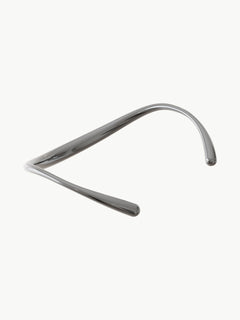 Wave Necklace in Silver, detail product view |Color:Silver