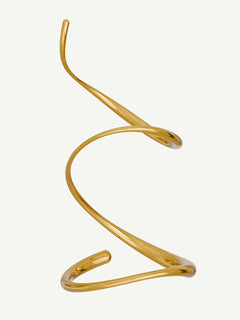 Writhe Bracelet in Gold, product view |Color:Gold