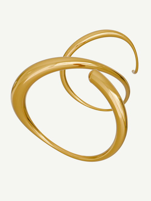 Writhe Bracelet in Gold, alternate product view |Color:Gold