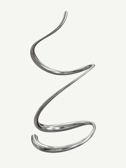Writhe Bracelet in Silver, product view |Color:Silver