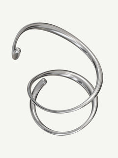 Writhe Bracelet in Silver, alternate product view |Color:Silver