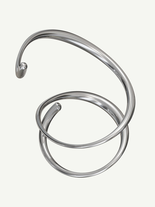 Writhe Bracelet in Silver, alternate product view |Color:Silver