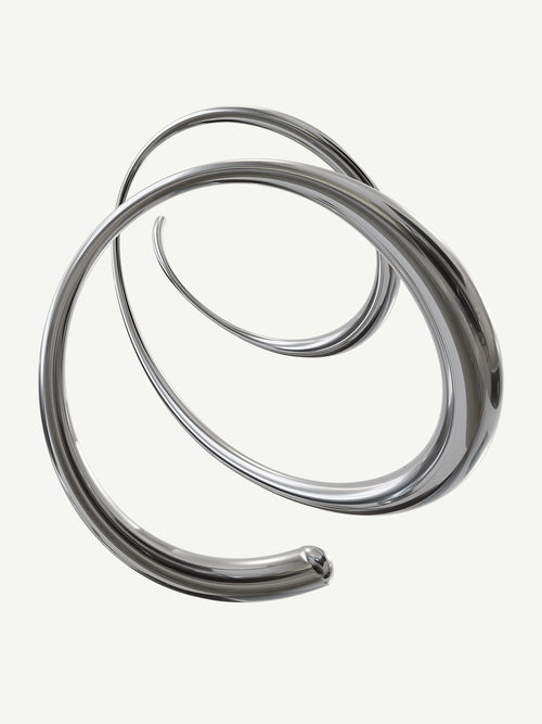 Writhe Bracelet in Silver, detail product view |Color:Silver